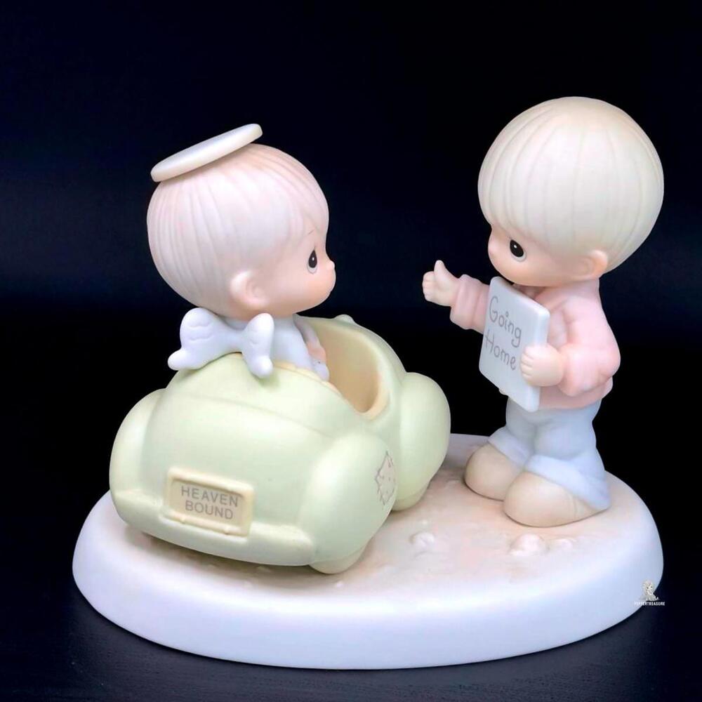 Precious Moments Heavenly Ride with Angel and Buddy Figurine